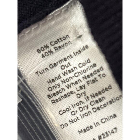 NWT Talbots Plus Size Navy Beaded Polka Dot Sweater 3X Preppy Luxe Minimalist - Picture 8 of 8